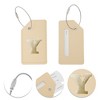 Unique Bargains Luggage Tag Khaki 1 Pc - 3 of 4