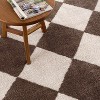 Hauteloom Arilla Brown Washable Diamond Area Rug - 3 of 4