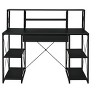 Vynxaria All-Purpose Writing Desk - Modern Design, Black Finish, Spacious Storage - 4 of 4