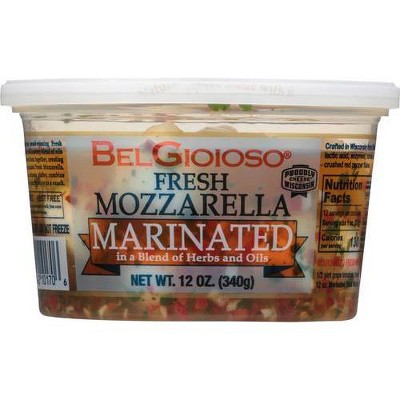 BelGioioso Marinated Fresh Mozzarella Cheese Cup - 12oz