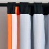 52"x84" Kids' Basketball Game Window Curtain Panel Set Black/Orange - Lush Décor - 4 of 4