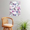 Deny Designs 18"x24" Schatzi Brown Gillian Floral White Unframed Wall Poster Print Purple : Modern Botanical Digital Art - 2 of 3