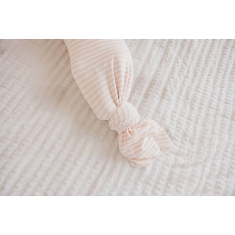 Copper Pearl Bloom Knit Swaddle Blanket, 3 of 7