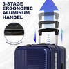 YONWAY 3 Piece Luggage Set, Expandable Hardside Carry-On Luggage, with front opening, with TSA lock & Spinner Wheels, for Travel - 4 of 4