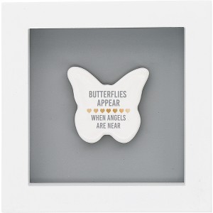 Pavilion Gift Company - Butterflies Appear - 4.75" Plaque - Wall Sign Panels - 1 of 4