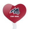 Stony Brook University Seawolves Logo Heart Love Cupcake Picks Toppers Decoration Set of 6 - 2 of 4