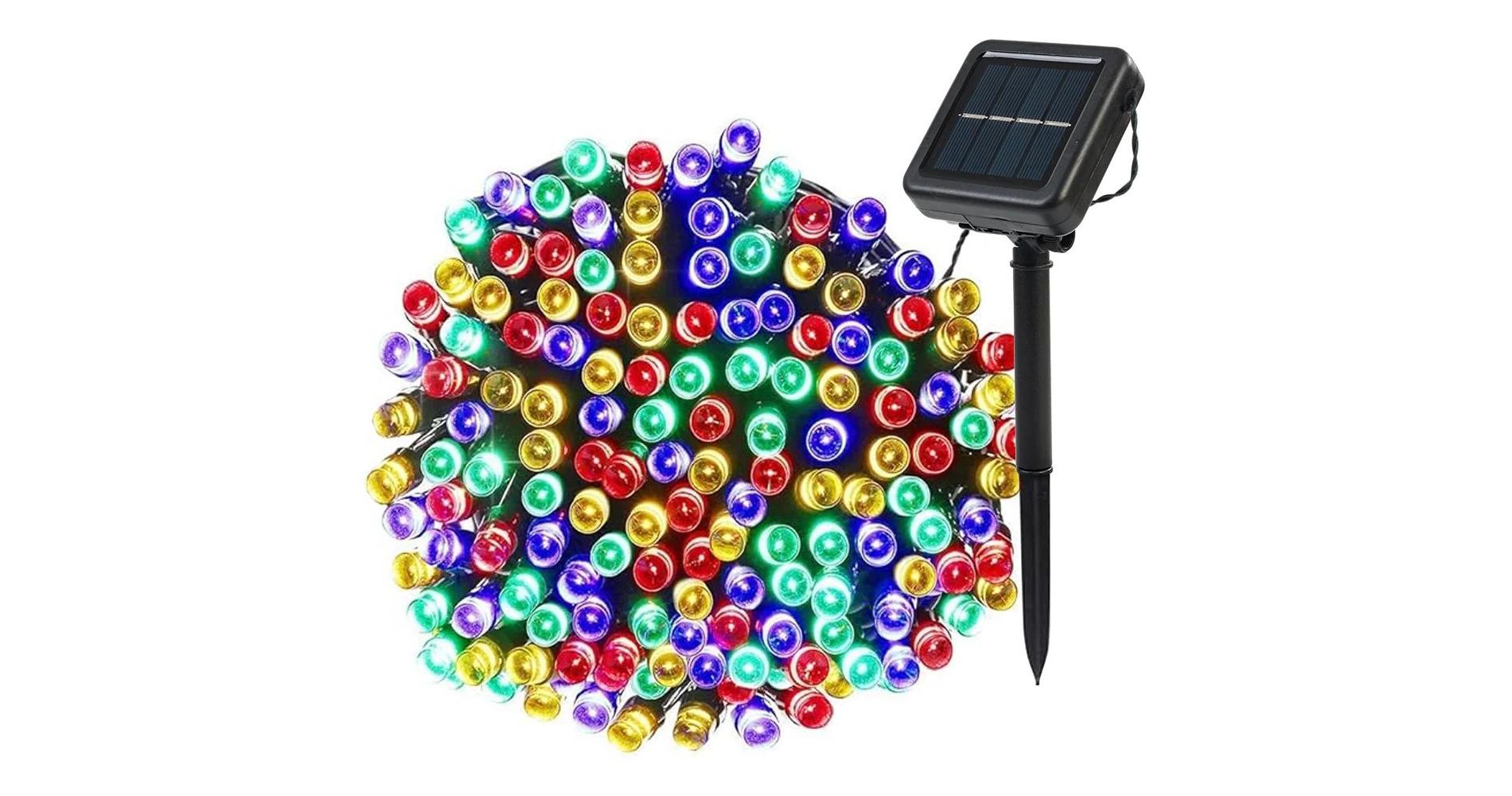 Swtroom 75ft Solar String Lights 200 LED Outdoor Solar Lights 8 Modes Solar Christmas String Lights