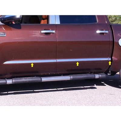 QAA is Compatible with 2014-2020 Toyota Tundra 8 Piece Stainless Body Molding Insert Trim Kit, 1.5" Width MI14145