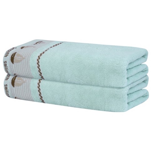 Unique Bargains Soft Highly Absorbent Quickdry Bath Towel 28" x 56" 2 Pcs - image 1 of 4