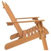vidaXL Patio Bench Outdoor Adirondack Bench with Backrest Solid Wood Acacia - 4 of 4