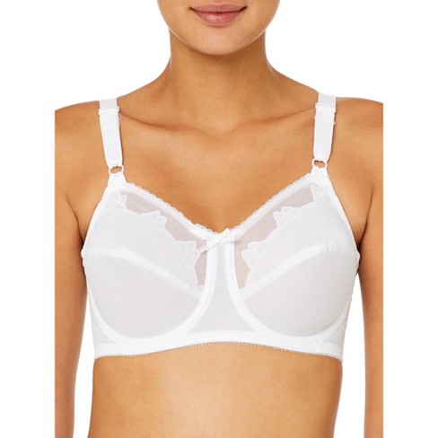 Flower by Bali Underwire White Bra Band 46 Multiple Cup Sizes