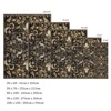 Coolmee Area Rug for Living Room, Washable Rug Low Pile Retro Accent Floral Rug Non-Slip Foldable Carpet for Bedroom, Dining Room - 3 of 4