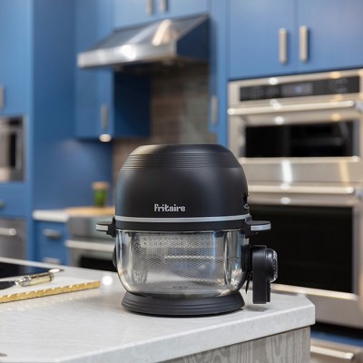 Fritaire 5 Qt Black Electric Glass Bowl Air Fryer