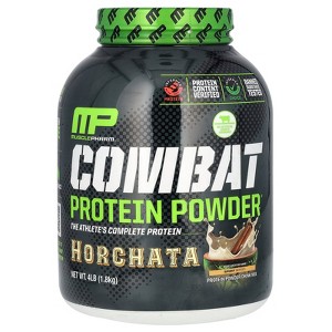 MusclePharm Combat Protein Powder, Horchata, 4 lb (1.8 kg) - 1 of 2