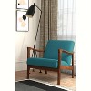 Alpine Furniture Zephyr Chair, Turquoise Upholstery - 2 of 4