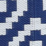 dark blue/white