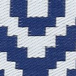 dark blue/white
