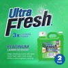 Ultra Fresh 2 Pack 3X Platinum Liquid Laundry Detergent up to 320 Loads, Original Green - Deep Cleaning Power and Fresh Scent for Washing Clothes - 2 of 4