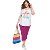Woman Within Plus Size Two-Piece V-Neck Tunic & Capri Set - 3 of 4