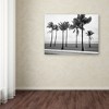 Preston 'Florida BW Beach Palms' Matted Framed Art - 3 of 3