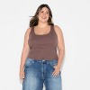 Women's Slim Fit Scoopneck Tank Top - Wild Fable™ - 2 of 3