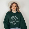 Simply Sage Market Women's Graphic Sweatshirt All The Plaid and Pumpkin Things - 2 of 4