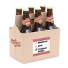 Big Dot of Happiness Funny Jolly Santa Claus - Christmas Decorations for Women and Men - 6 Beer Bottle Label Stickers and 1 Carrier - 2 of 4