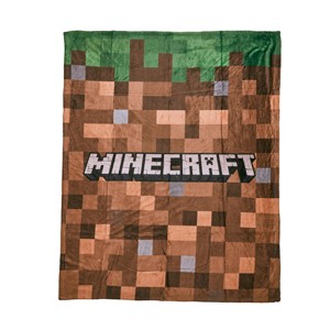 Minecraft Earth Logo Plush Throw Blanket (50" x 60") - 1 of 3