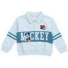 Disney Mickey Mouse Baby Fleece Polo Shirt and Jogger Pants Outfit Set Newborn to Infant - 2 of 4