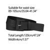 Allegra K Women's Plus Size Pure Adjustable Rectangle Buckle Wide Waist Belt for Dress 1 Pc - 3 of 4