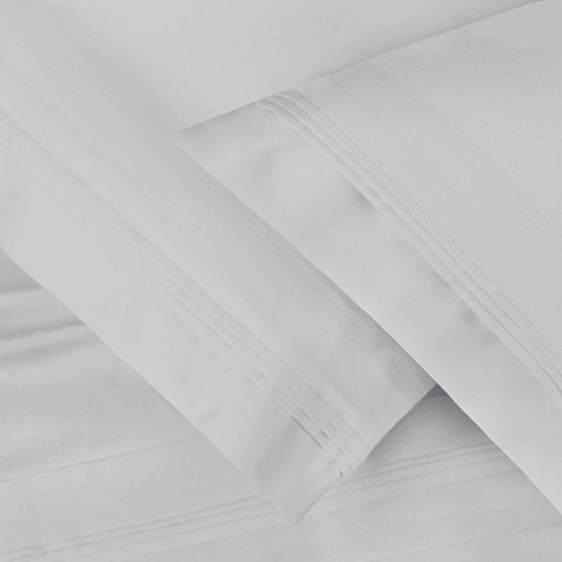 Premium Cotton 1000 Thread Count Solid 2 Piece Pillowcase Set by Blue Nile Mills, 5 of 7