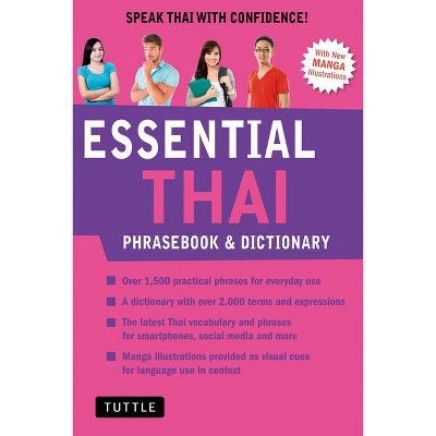 Essential Thai Phrasebook & Dictionary - (Essential Phrasebook and Dictionary) by  Jintana Rattanakhemakorn (Paperback)