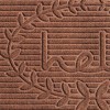 HomeRoots 24" X 36" Brown Striped Hello Outdoor Polypropylene Door Mat - 4 of 4