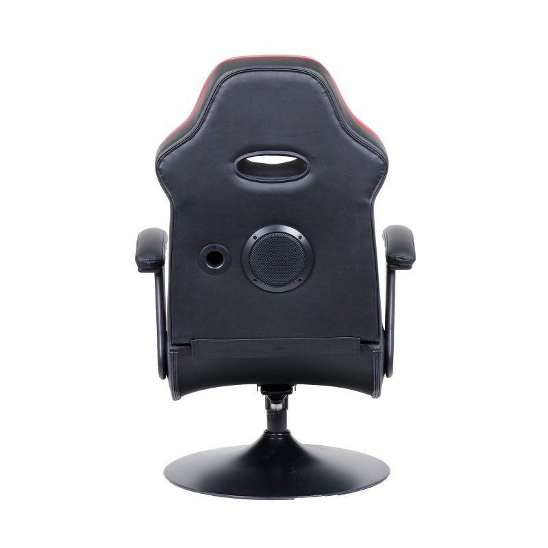Torque Bluetooth Audio Pedestal Gaming Chair with Subwoofer Black/Red - X Rocker, 6 of 20