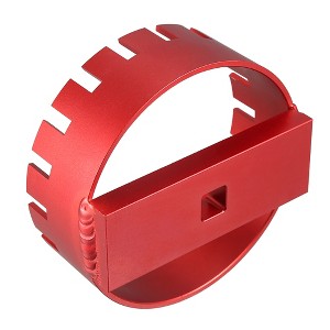 Unique Bargains 69800 Fuel Pump Socket Tool Fuel Tank Lock Ring Removal Tool for Volvo Fuel Tank Lock Ring Retaining Nut Removal Aluminum Red 1Pcs - 1 of 3