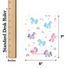 Big Dot of Happiness Unicorn Bingo Cards and Markers, Rainbow Unicorn Birthday Party Bingo Game Activity for Girls - Set of 18 - 4 of 4
