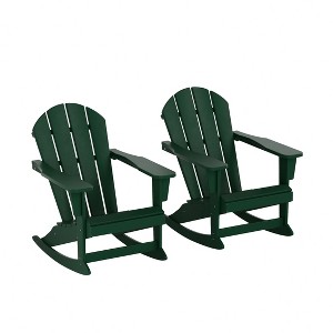 WestinTrends  Outdoor Patio Porch Rocking Adirondack Chair - 1 of 4