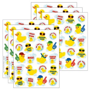 Eureka® Rubber Duckies Bubblebath Scented Stickers, 80 Per Pack, 6 Packs - 1 of 3