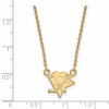 Black Bow Jewelry 14k Yellow Gold Plated Sterling Silver Pittsburgh Penguins NHL Necklace 18 Inch - 2 of 4