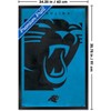 Trends International NFL Carolina Panthers - Logo 25 Framed Wall Poster Prints - 3 of 4