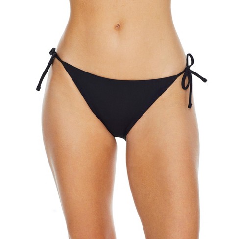 Sunsets Women s Black Cali Tie side Bikini Bottom 10b blck L