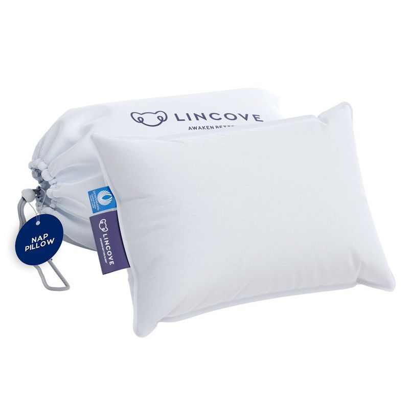 Lincove Microgel Travel Pillow - Plush and Cozy Luxury Pillow to Support Head, Neck, While Sleeping on the Go, 1 of 5