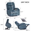 NicBex Recliner Chair Power Lift Chair with Remote Control for Elderly Sofa Chair Living Room Chairs Arm Chair for Bedroom - 3 of 4
