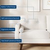 Loveseat Sofa, Mid Century Modern Decor Love Seat Couches for Living Room, Button Tufted Upholstered Small Couch for Bedroom - 3 of 4