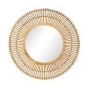 Bamboo Starburst Wall Mirror - Olivia & May - image 2 of 4