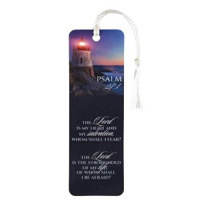 Lord is Light & Salvation Lighthouse Cardstock Tassel Bookmark Tags, Pack of 12 - 1 of 2