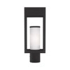 Livex Lighting Bleecker 1 - Light Post Light in  Black - 4 of 4