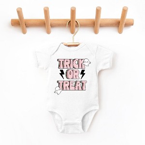The Juniper Shop Trick Or Treat Lightning Bolt Baby Bodysuit - 1 of 2