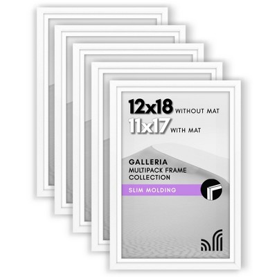 Americanflat Picture Frame with plexiglass - Hanging Hardware For Horizontal and Vertical Display