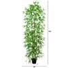 Nearly Natural 9-ft Artificial Green Bamboo Tree - 2 of 4